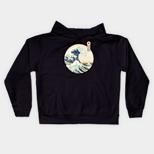 Katsushika Hokusai vintage Kids Hoodie